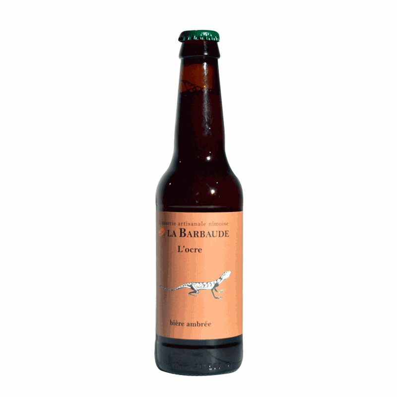 La Barbaude &quot;L'Ocre&quot; - Bière Ambrée Artisanale - Bio - 5,7° - 33 cl