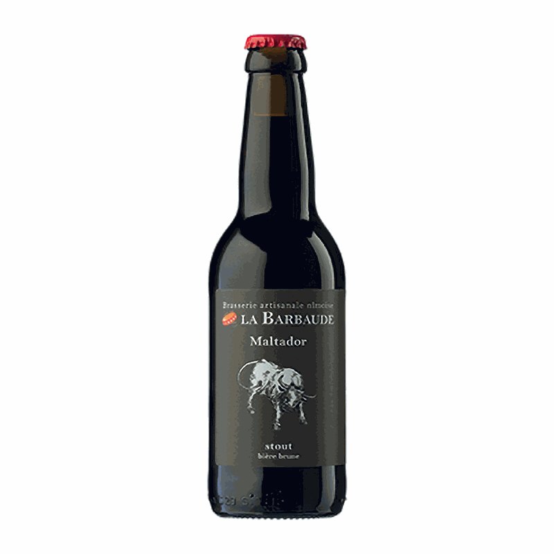 La Barbaude &quot;Maltador&quot; - Bière Brune Artisanale - Bio - 5,6° - 33 cl