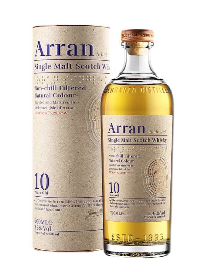 Whisky Arran - Single Malt Ile d'Arran (Highlands) - 10 ans 