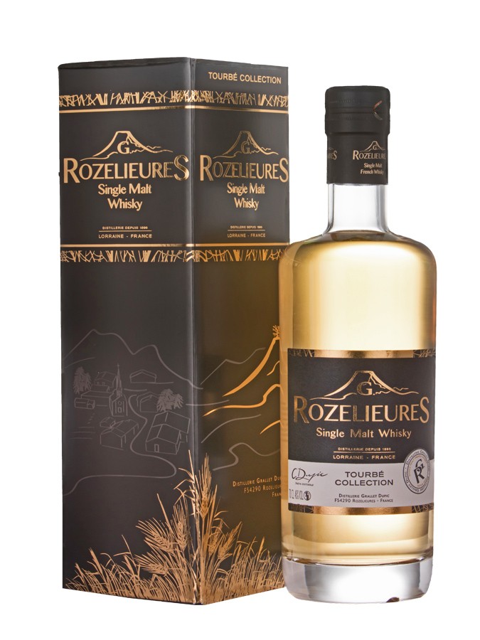 Whisky Rozelieures - Single Malt - Collection Tourbé (noir)