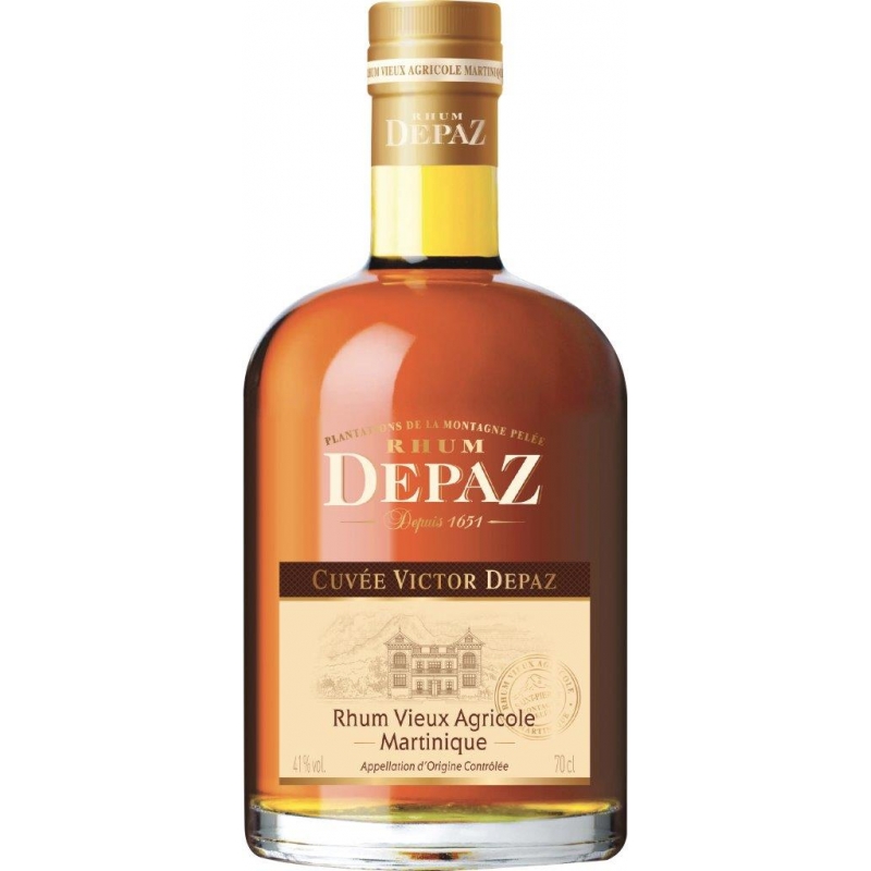 DEPAZ - RHUM VIEUX - CUVÉE VICTOR DEPAZ - 41° - 70CL