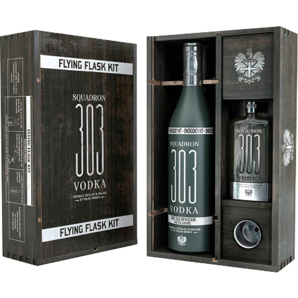 Vodka - Squadron 303 Coffret - Flying Vodka - 70cl