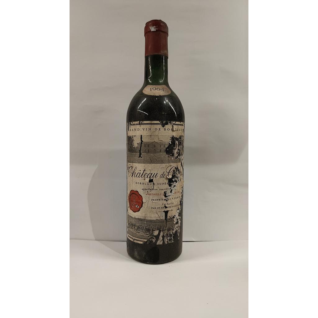 Chateau de Clotte - Bordeaux Supérieur - 1964 - 0.75cl