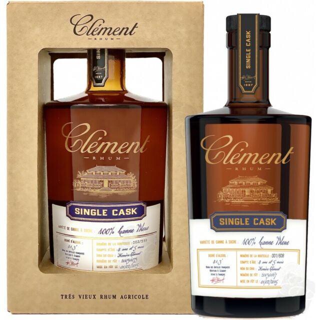 Rhum Clément - Single Cask 100% Canne Bleue - 50cl