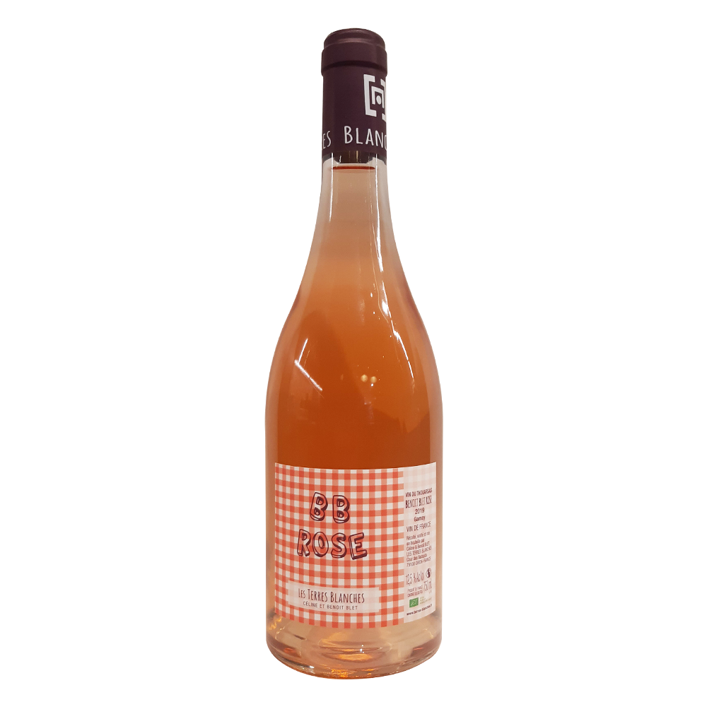 Domaine des Terres Blanches &quot;BB rose&quot; - Vin de France - Bio - 2019 - 75cl