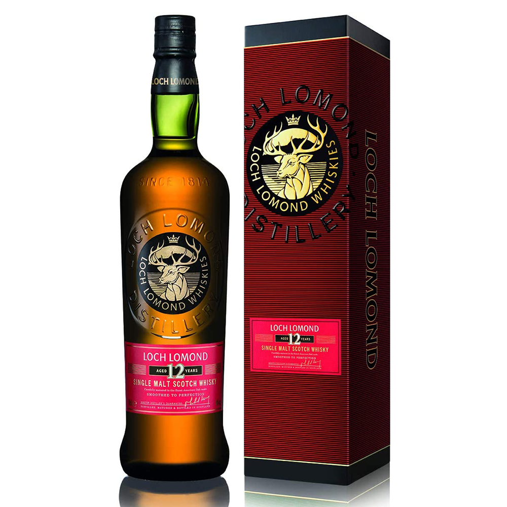 Whisky Loch Lomond 12 ans Single malt - sous étui - Ecosse - 70cl