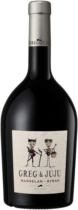 Greg &amp; Juju - IGP Pays d'Oc - Marselan Syrah  - 2019  - 75cl