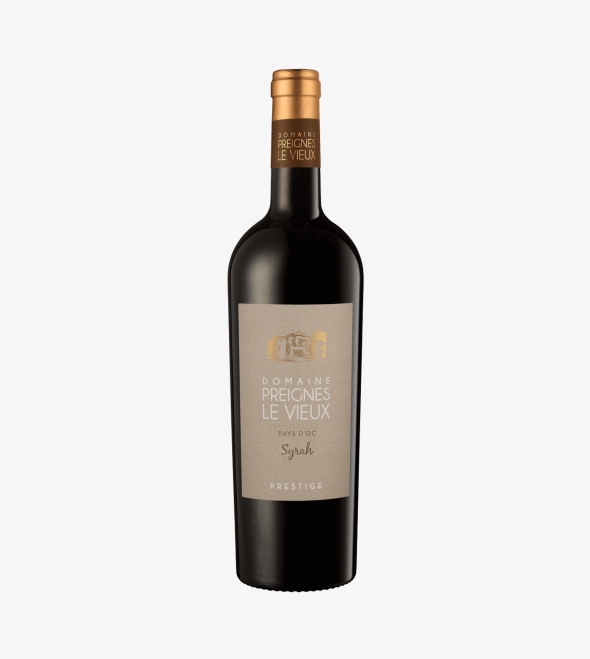Preignes Prestige - IGP Pays d'Oc - Syrah en Fût - 2019 - 75cl