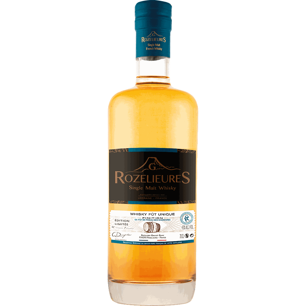 Rozelieures - Single Malt Whisky - Fût Pineau des Charentes - 70 cl