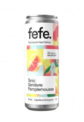 Féfé - Hard Seltzers - Tonic Genièvre Pamplemousse - 33cl