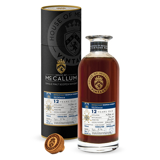 Whisky House of MC Callum - Teaninich 12 ans - Finish ex-fût côtes de Nuits - 70cl