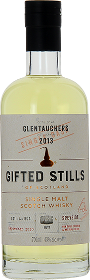 Whisky Glentauchers 2013 - Butt Gifted Stills Single Malt - Scotch Whisky - 70cl - 43%