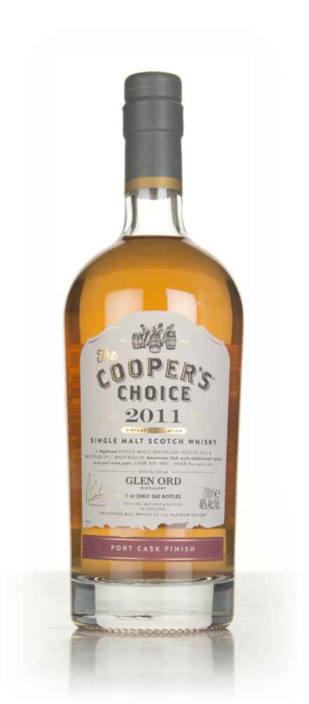 WhiskY Glen Ord 2011 - Sherry Finish Cooper's Choice Single Malt - 54 % - 70cl