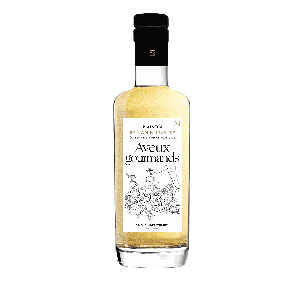 Whisky Benjamin Kuentz - Emb. Ind. Français - Aveux Gourmands - 46° - 50 cl-