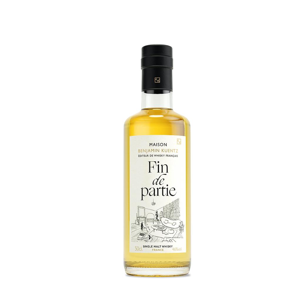 Whisky Benjamin Kuentz - Emb. Ind. Français - Fin de partie - 46° - 50 cl -