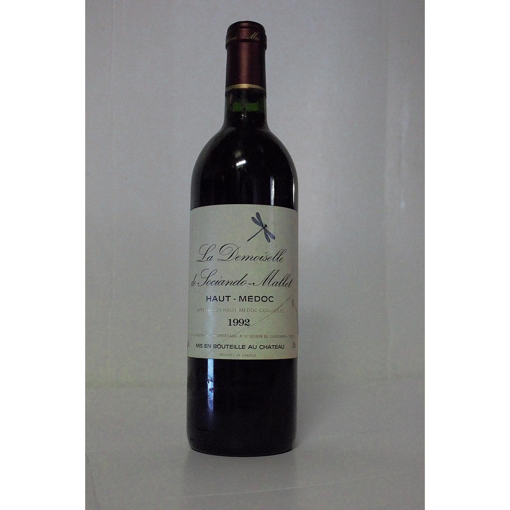 La demoiselle de Sociando Mallet - Haut Médoc - 1992 - 75 cl