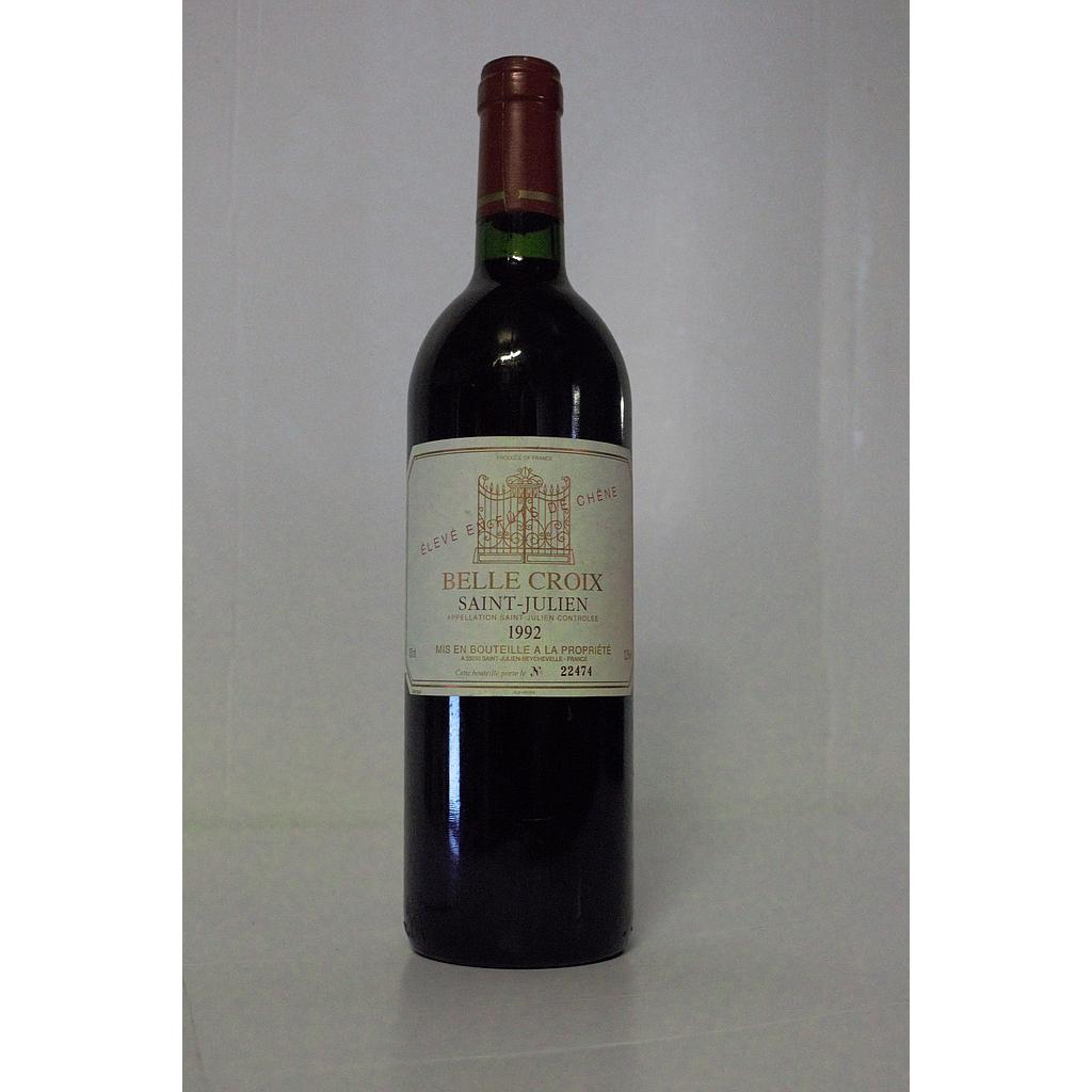 Chateau Belle croix - Saint Julien - 1992 - 75 cl