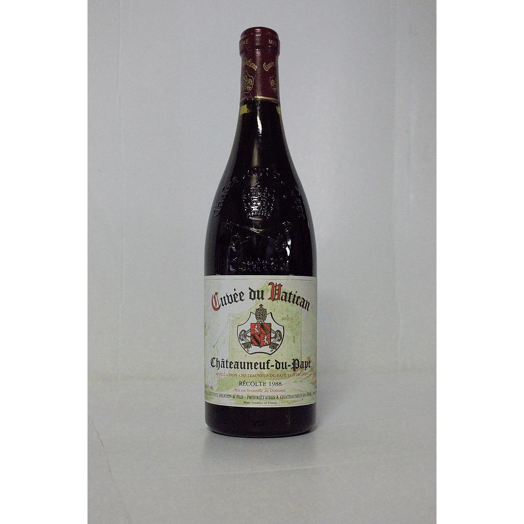 Dne Diffonty Félicien - Cuvée du Vatican - Chateauneuf du Pape rouge - 1988 - 75 cl