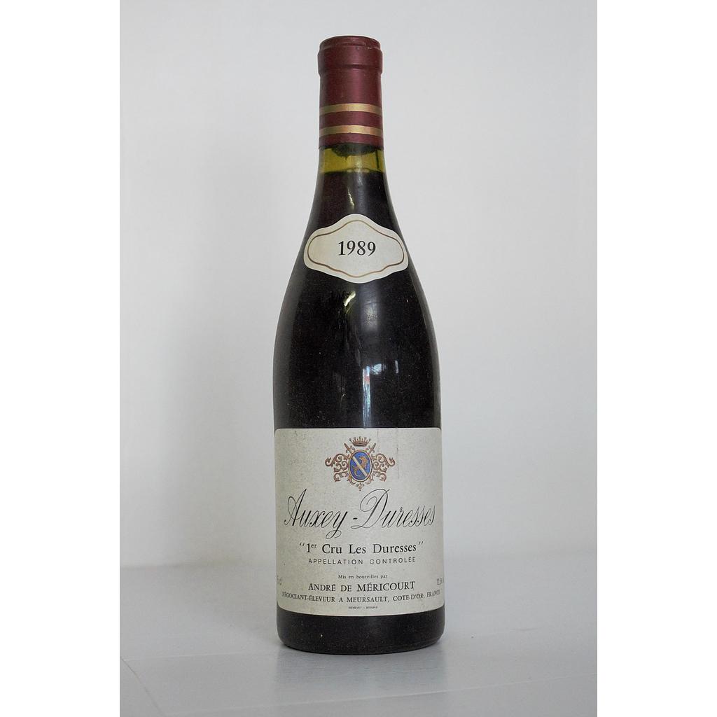 Maison A. de Méricourt - Auxey Duresses 1er cru rouge - 1989 - 75cl