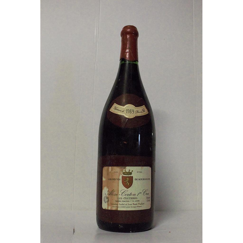 Domaine Nudant - Aloxe Corton 1er &quot;Les Coutières&quot; - 1989 - Jéroboam (3L)