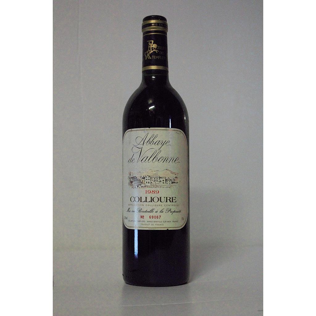 Abbaye de Valbonne - Collioure - 1989 - 75cl