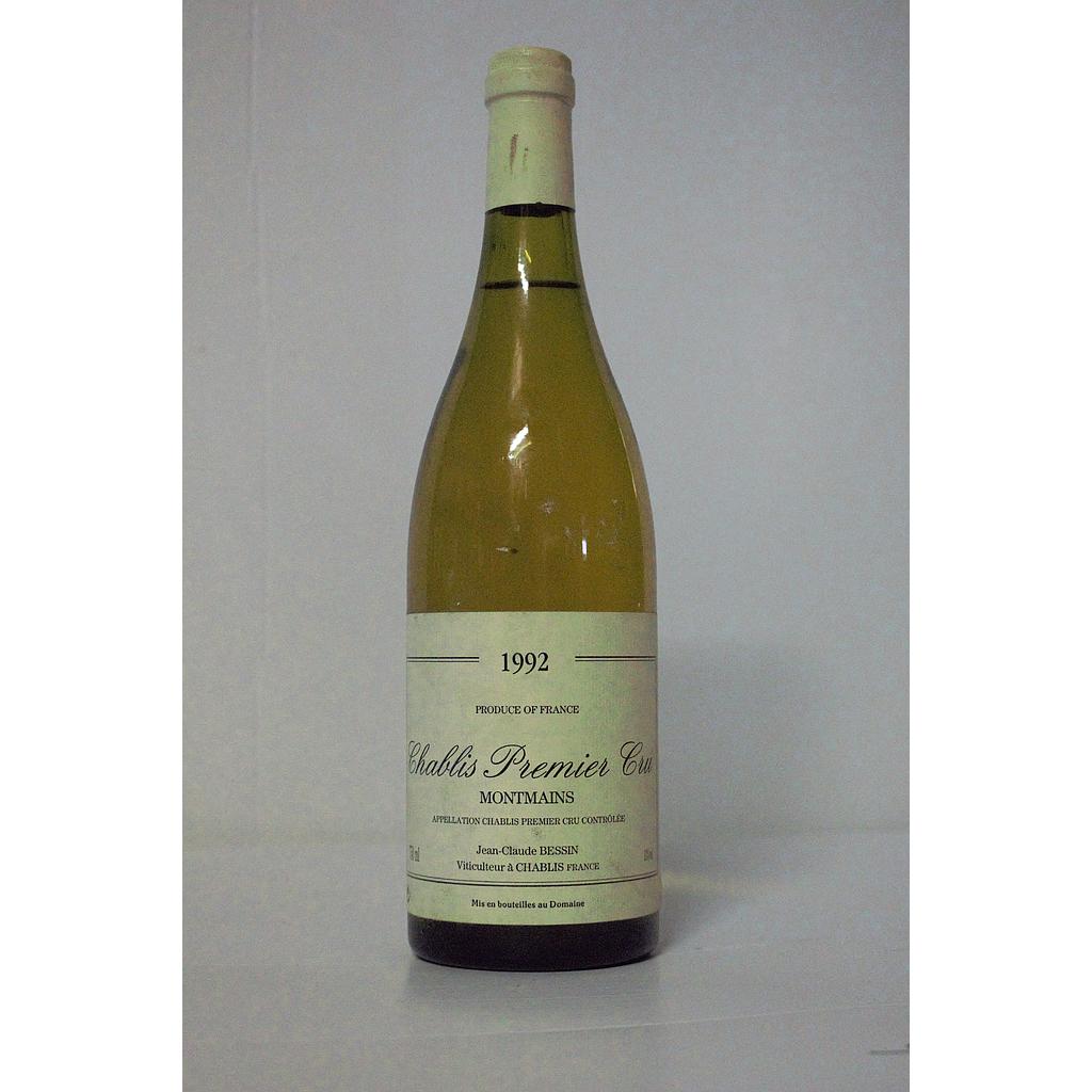 Domaine Jean Claude Bessin - Chablis 1er cru Montmains - 1992 - 75 cl