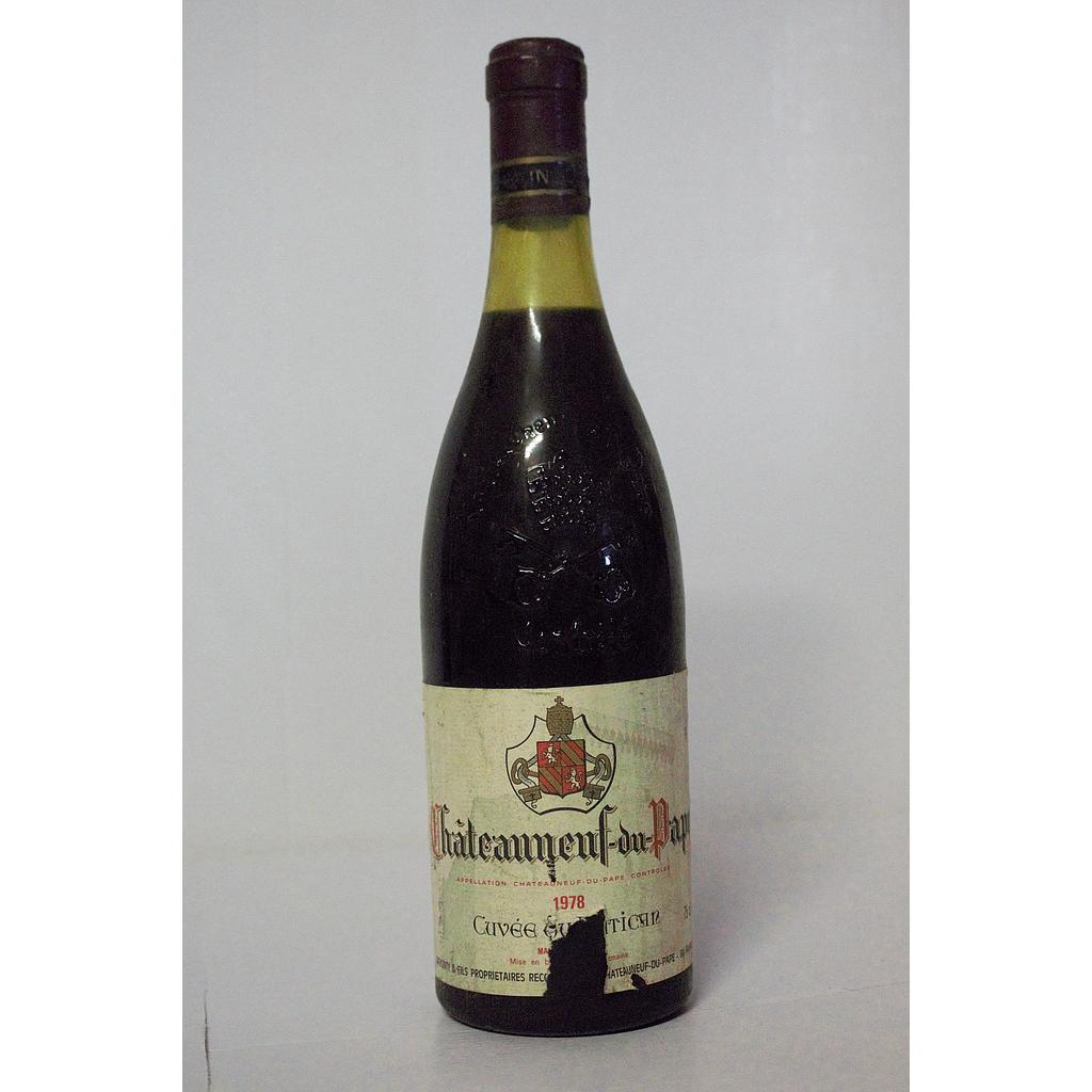 Dne Diffonty Félicien - Cuvée du Vatican - Chateauneuf du Pape rouge - 1978 - 75 cl