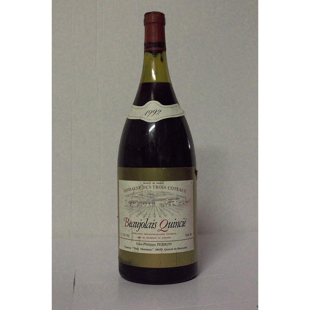 Domaine des 3 coteaux - Beaujolais Quincié - 1992 - 150cl