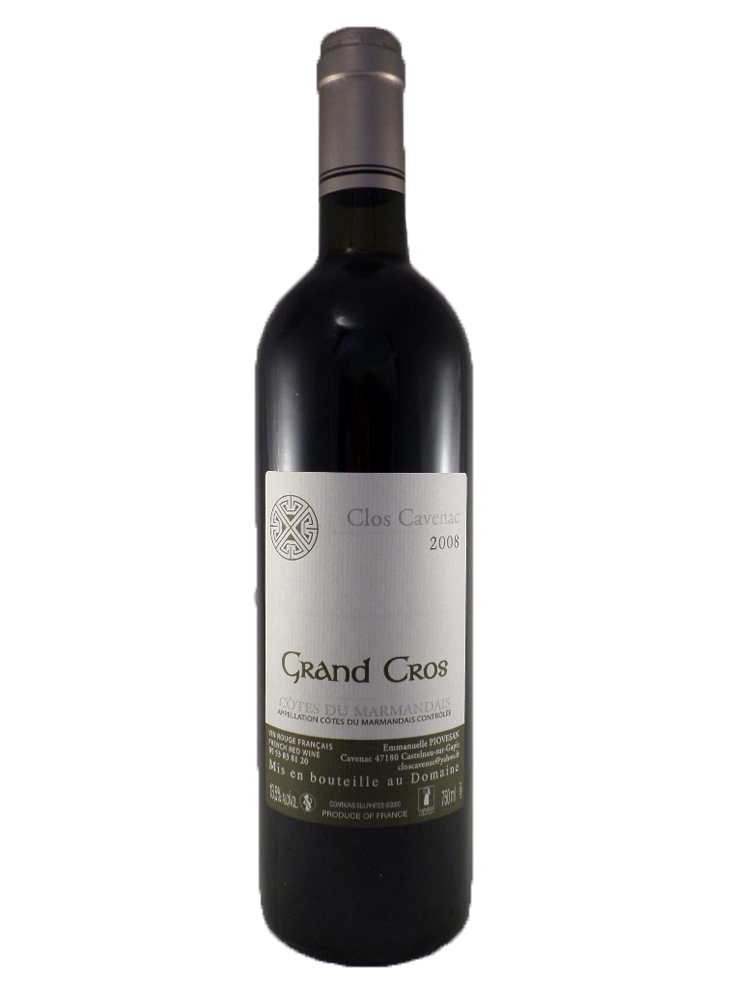Clos Cavenac &quot;Grand Cros&quot; - Côtes du Marmandais - Rouge - 2005 - 75cl