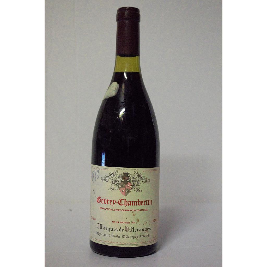 Marquis de Villeranges - Gevrey Chambertin - estimée 1986 - 75cl