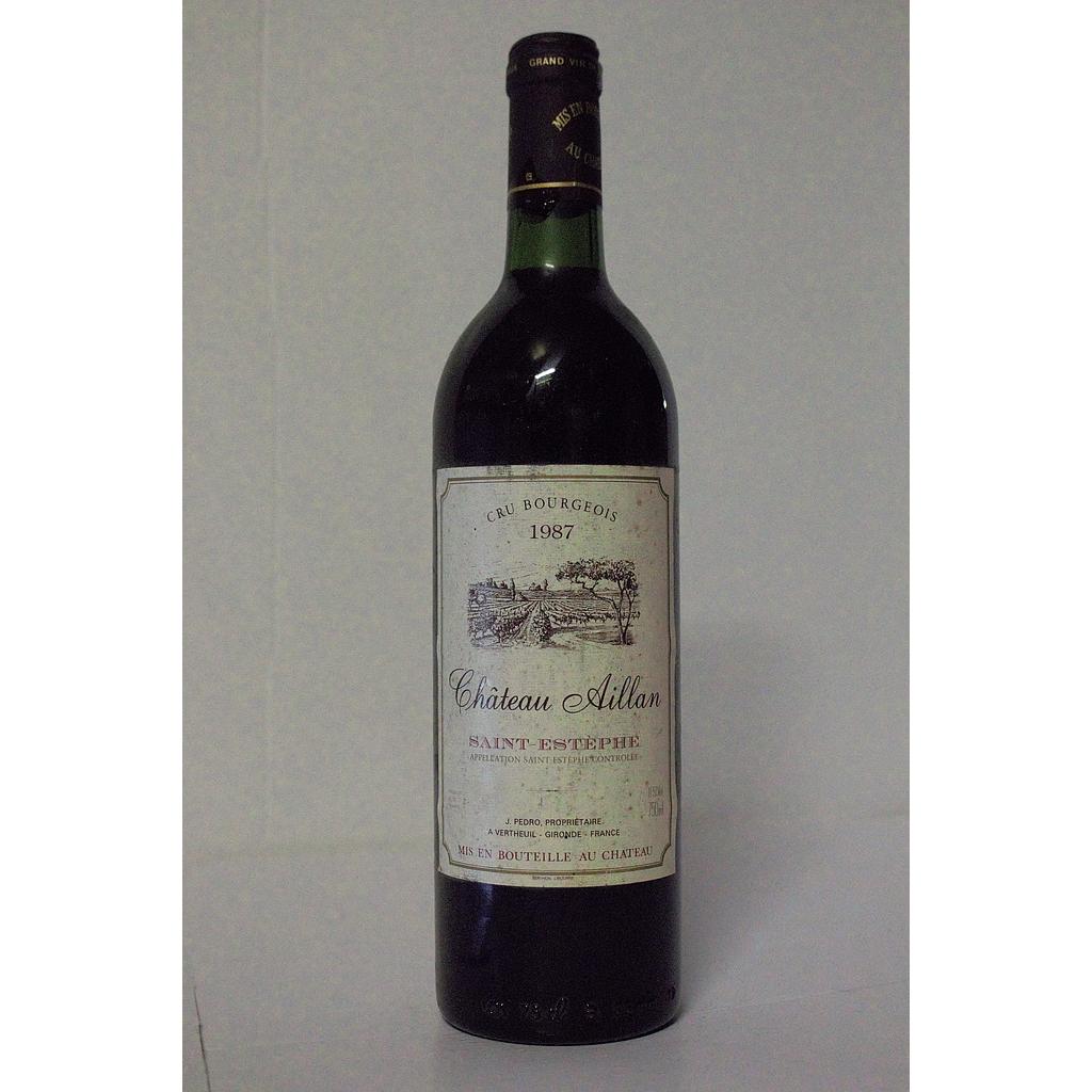 Chateau Aillan - Saint Estèphe AOP - Cru Bourgeois - 1987 - 75cl