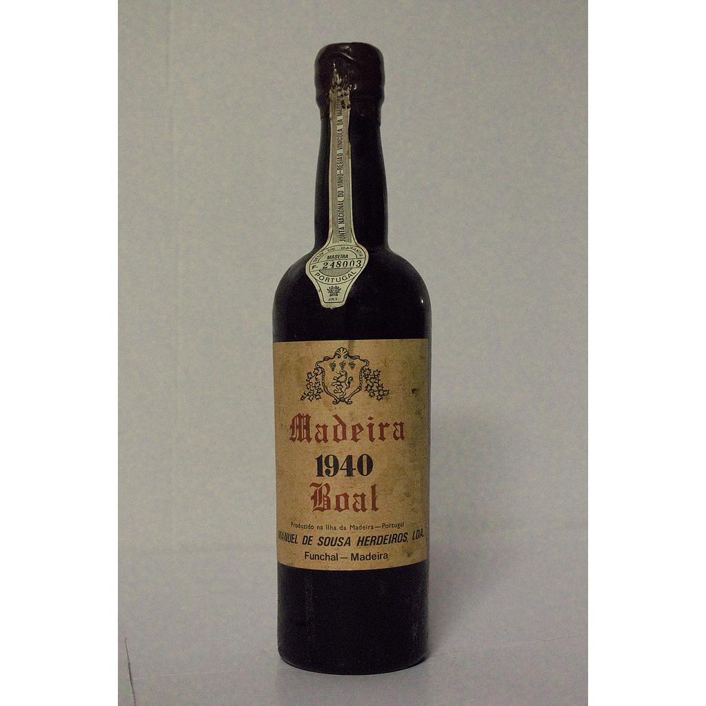 Manuel de Sousa Herdeiros - Madeira Boal (rouge) - 1940 - 75cl