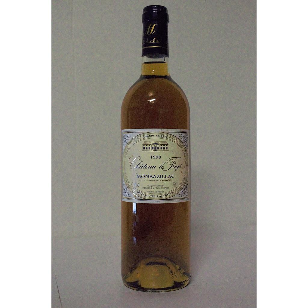 Chateau Le Fagé - Monbazillac - 1998 - 75cl