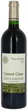 Clos Cavenac &quot;Grand Cros&quot; - Côtes du Marmandais - Rouge - 2008 - 75cl