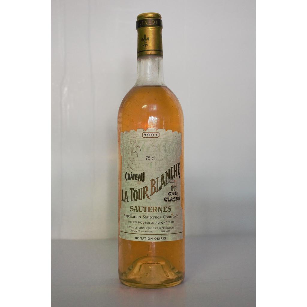 Château La Tour Blanche - Sauternes 1er cru classé - 1981 - 75cl