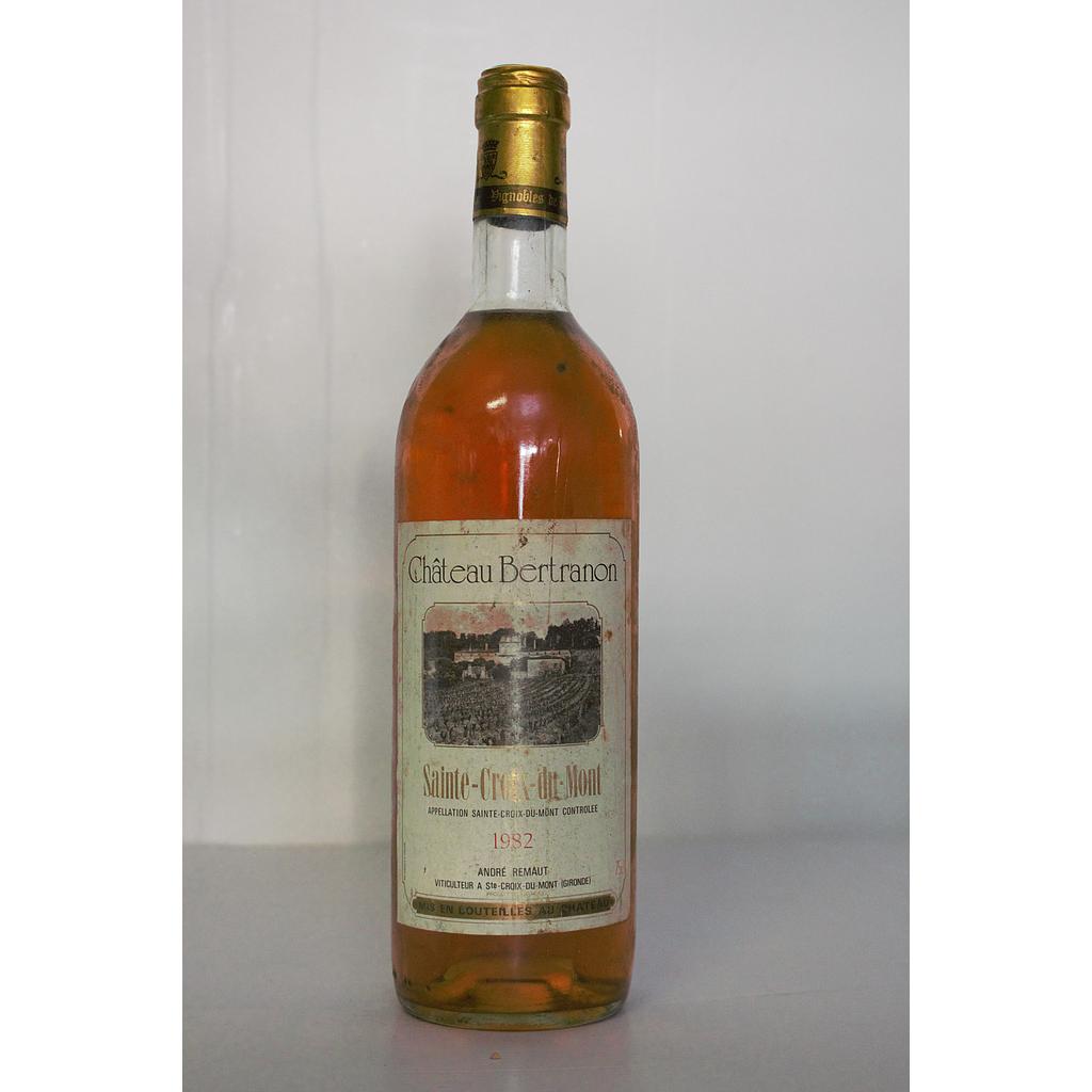 Château Bertranon - Sainte Croix du Mont - 1982 - 75 cl