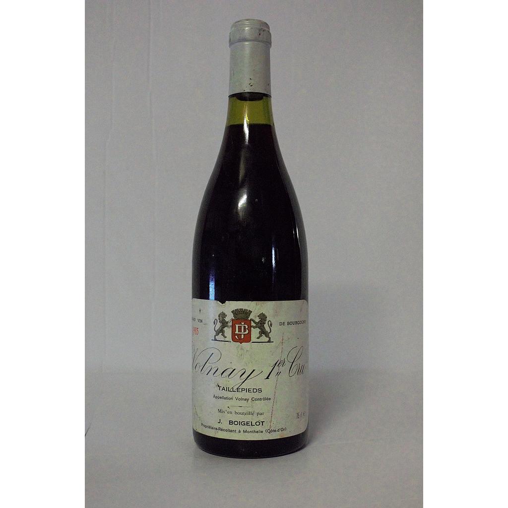 Domaine Boigelot - Volnay 1er cru - &quot;Taillepieds&quot;- 1985 - 75 cl