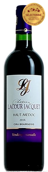 Château Lacour Jacquet - Haut Médoc - Cru Bourgeois - 2016 - 75 cl