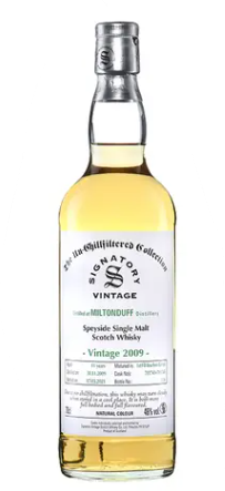 Signatory Vintage - Miltonduff 11ans 2009 - 70cl