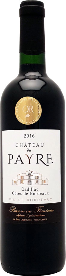 Château du Payre - Cadillac Côte des Bordeaux AOC - 2018 - 75cl