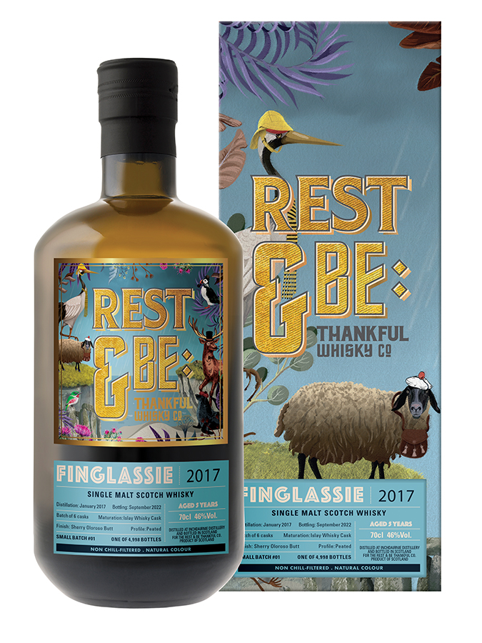 Rest &amp; Be Thankful - 5 ans - 2017 - Finglassie - 70cl - small batch