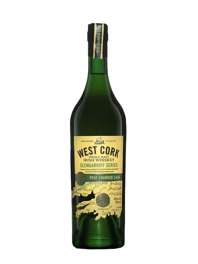 WEST CORK - Glengarriff Series peat Charred cask - 70cl