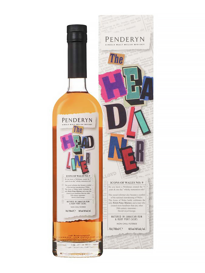 Whisky PENDERYN - Headliner - Icons of wales - 70cl