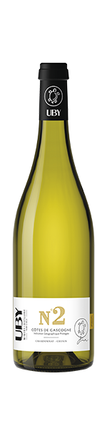 UBY - N°2 Chenin &amp; Chardonnay - IGP Côtes de Gascogne - 75cl