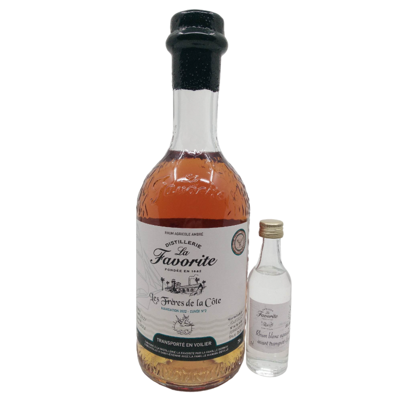 Les frères de la Côte - Rhum La Favorite Navigation 2022 Cuvée n°2 PDC - 70cl - 54.7%