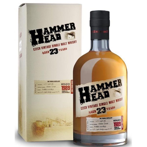 Whisky Hammer Head - 1989 / 23 ans - Rép. Tchèque - 70cl