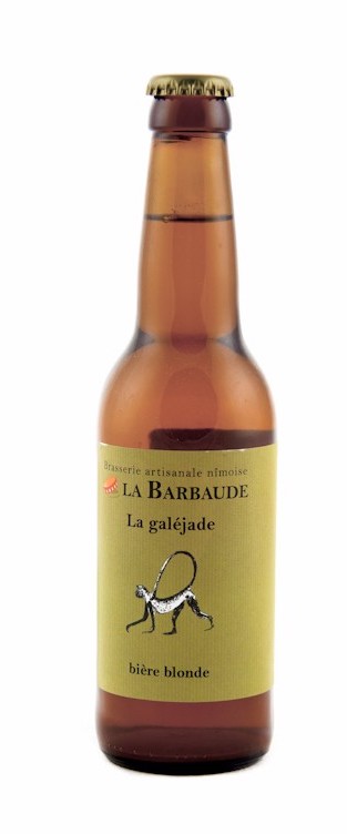&quot;La Galéjade&quot; La Barbaude - Bière Blonde Artisanale - Bio - 5,4° - 33 cl