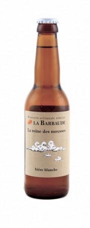 La Barbaude &quot;La Reine des mousses&quot; - Bière blanche artisanale - Bio - 5,4° - 33cl