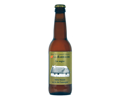 &quot;La Sagne&quot; Barbaude - Bière Blonde au riz de Camargue - 5,1° - 33cl
