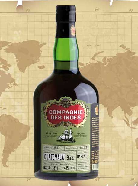 Rhum Compagnie Des Indes - Guatemala - 9 ans